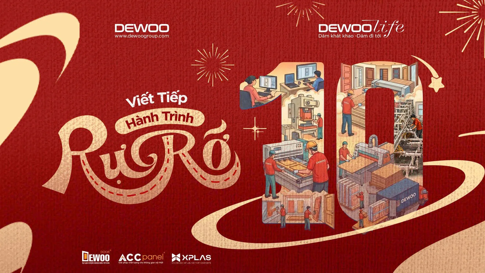 DEWOO GROUP KỶ NIỆM 10 NĂM THÀNH LẬP: KHẲNG ĐỊNH VỊ THẾ VÀ VIẾT TIẾP HÀNH TRÌNH RỰC RỠ