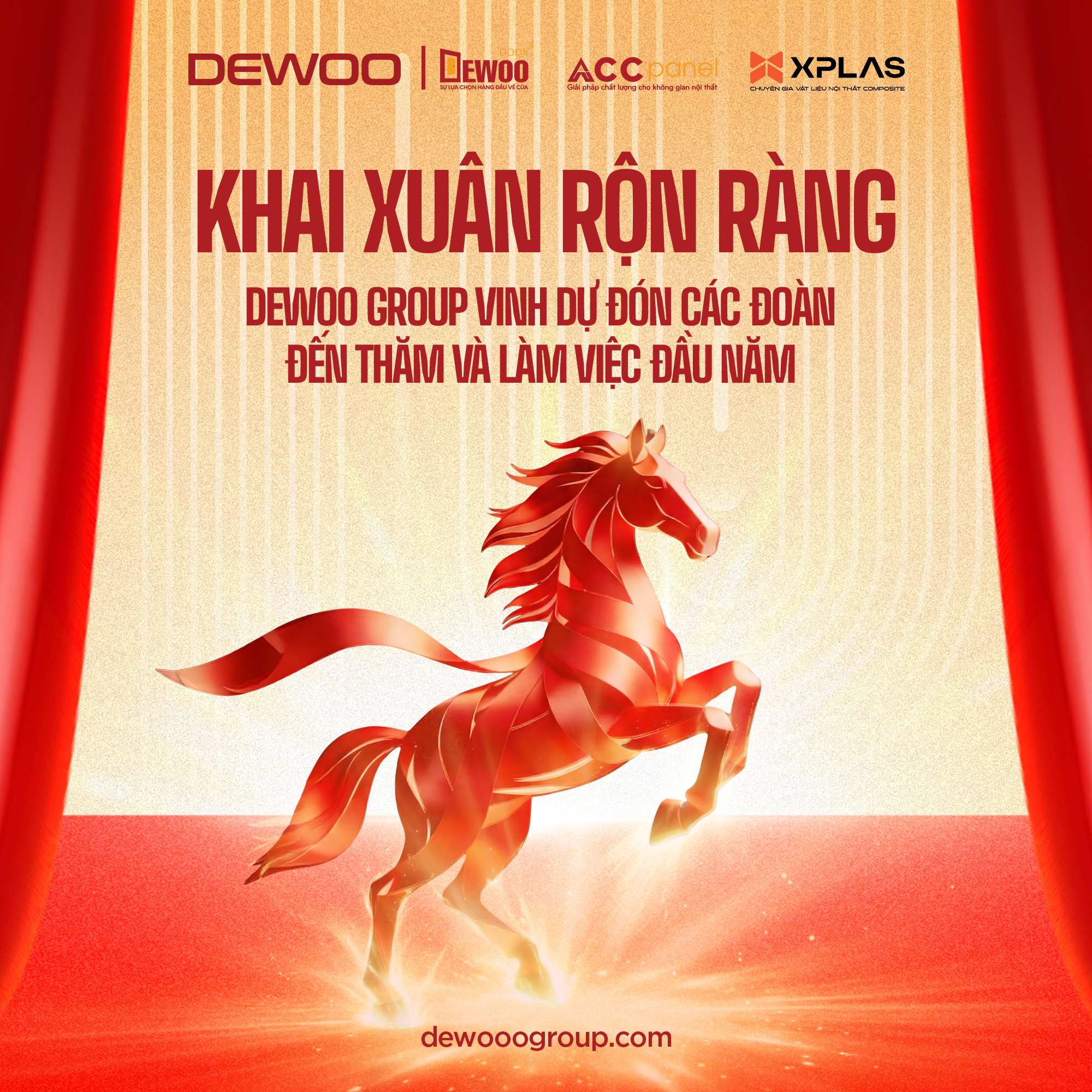 DEWOO GROUP VINH DỰ ĐÓN TIẾP CÁC ĐOÀN LÃNH ĐẠO ĐẾN THĂM VÀ CHÚC TẾT ĐẦU NĂM