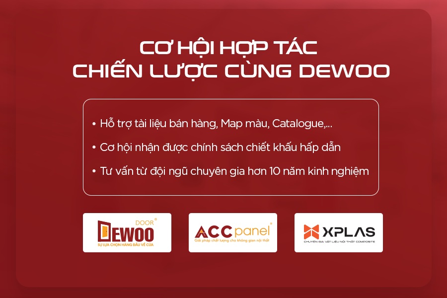 Cơ hội hợp tác chiến lược cùng Dewoo Group
